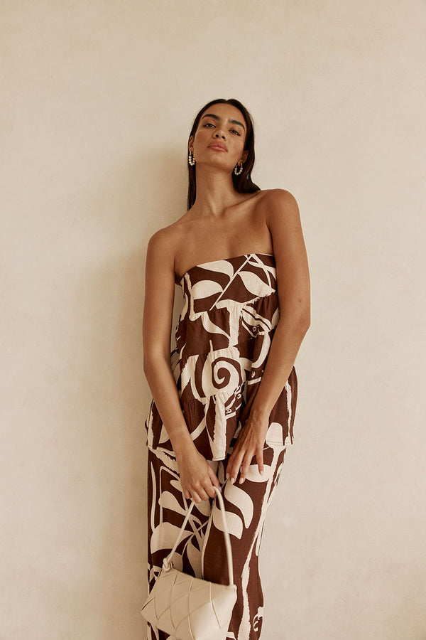 Presley Top - Painted Tiles