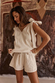 SAMPLE-Elixir Shorts - Cream