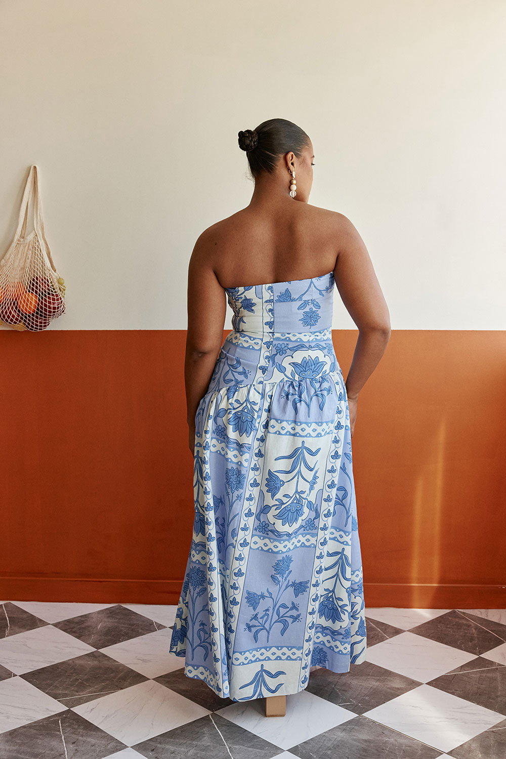 SAMPLE-Aliza Dress - Palais Blue