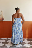 SAMPLE-Aliza Dress - Palais Blue