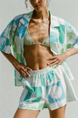 Seona Top - Palm Tile Breeze