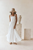 SAMPLE-Flore Dress - White