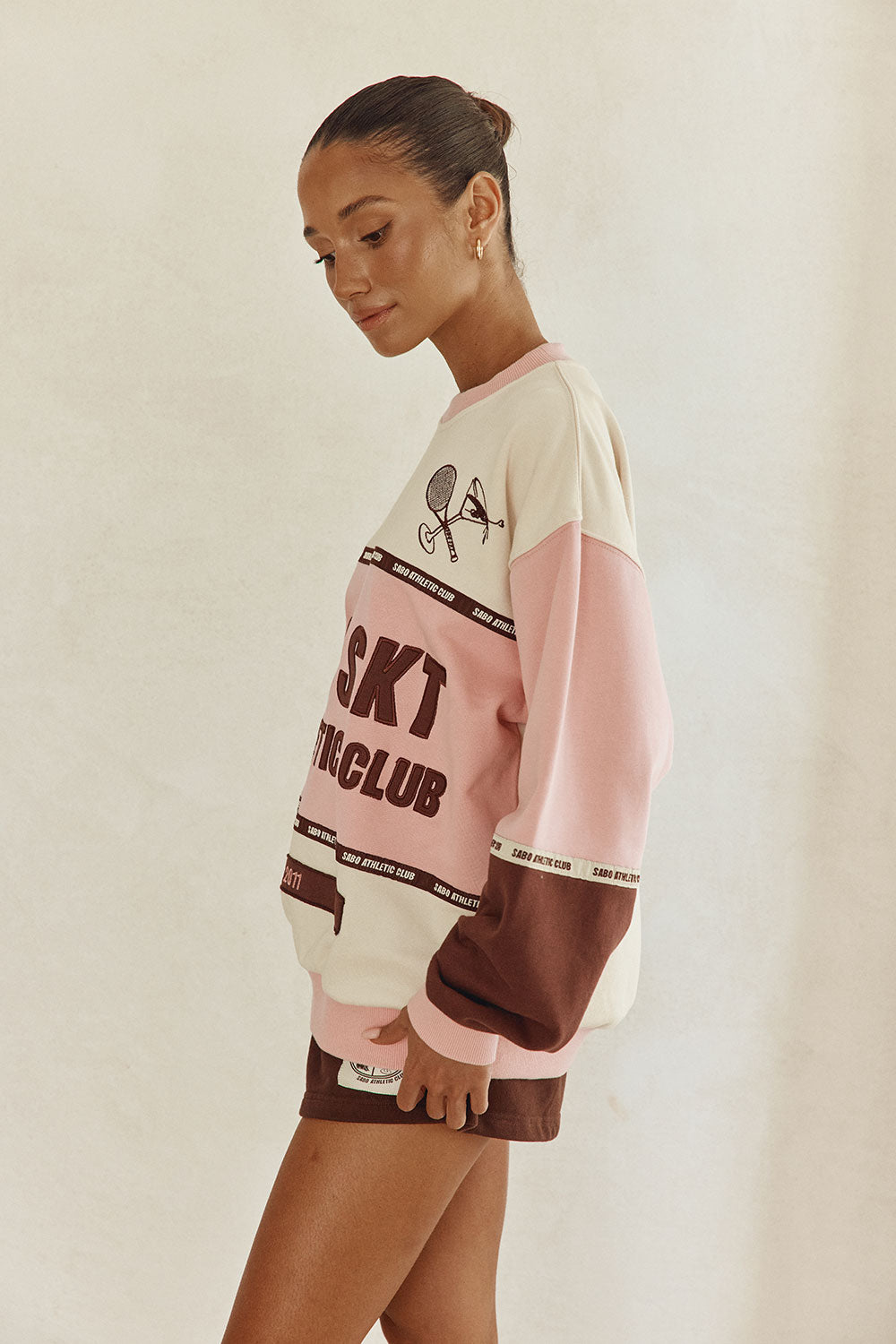 Neapolitan Terry Crew Oversized Vintage Romy Sweater – SABO