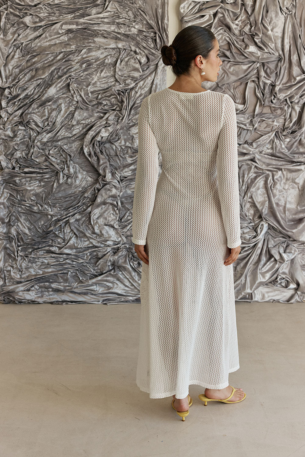 SAMPLE-Mireille Dress - Crochet Patch