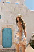 Dasha Dress - Flores Scarf
