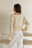 Bryar Knit Top - Cream