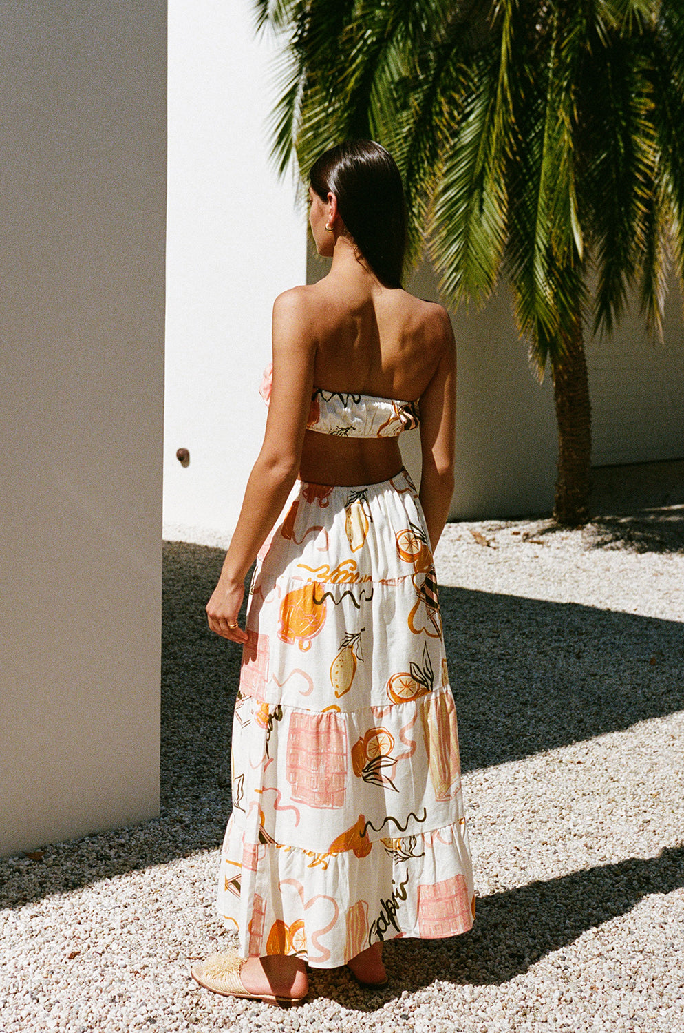 SAMPLE-Aviva Top - Amalfi Aperol