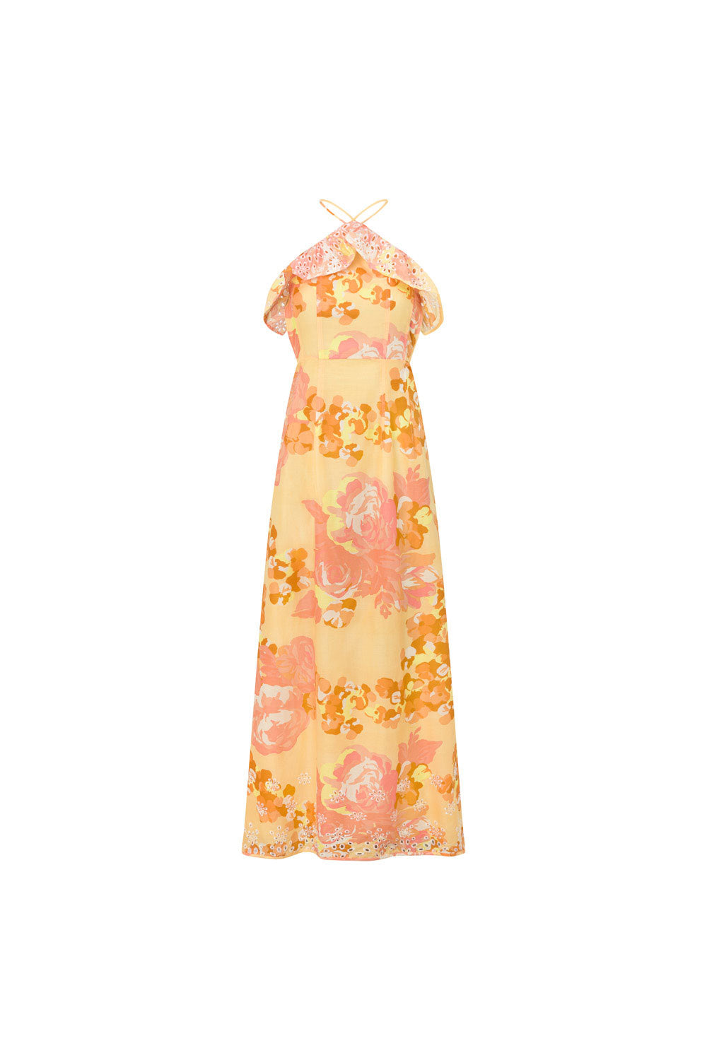 chinese dress ladies Alexa Backless Halterneck Maxi Dress