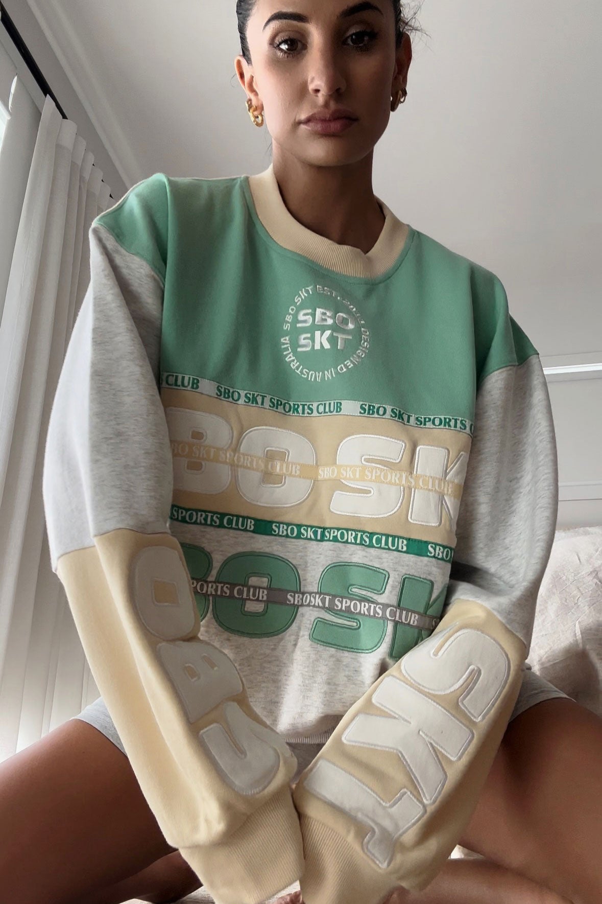 Alvarrez Oversized Vintage Sweater - Green – SABO