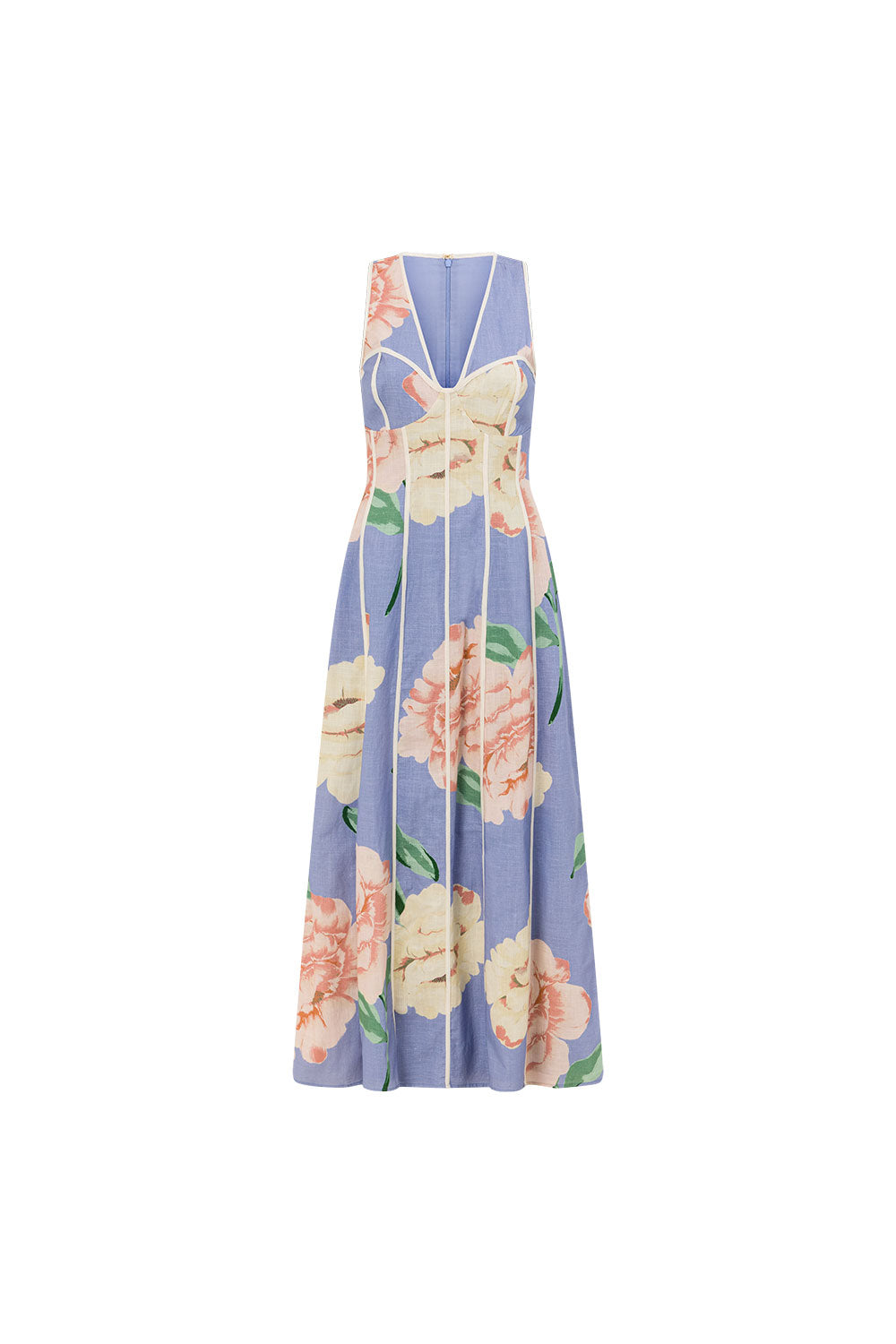 Emory Dress - Fiori Blue