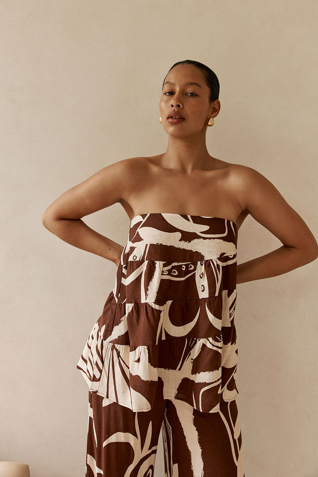 Presley Top - Painted Tiles