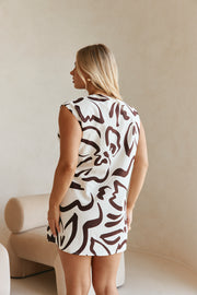 Amaya Dress - Fleur Lines