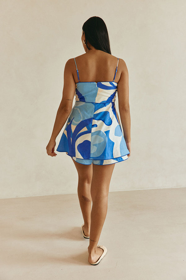 Mirella Playsuit - Valley Blue