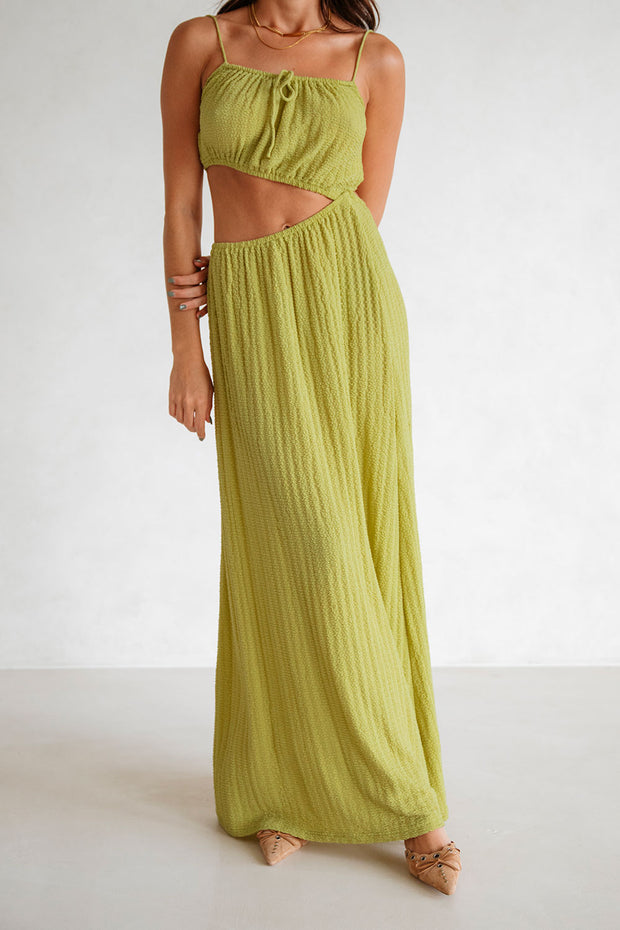 Backless Annalise Dress - Moss