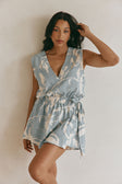 SAMPLE-Sandy Playsuit - Ink Floral