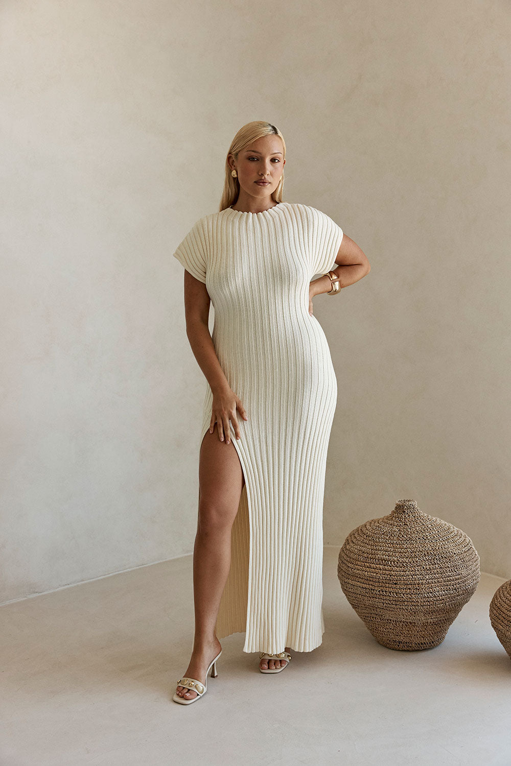 SAMPLE-Gemini Dress - Cream