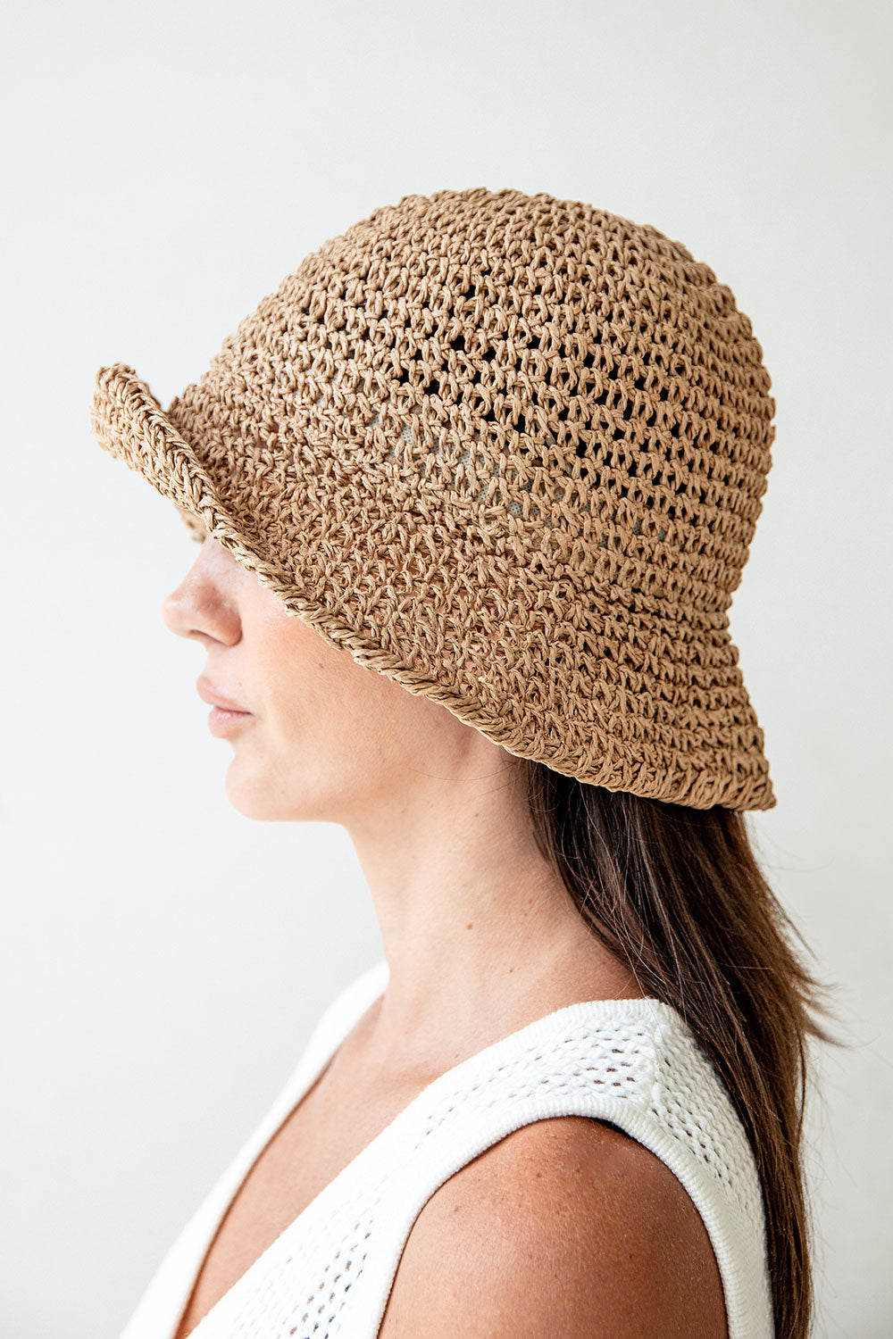Simone Bucket Hat - Natural