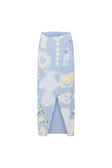 SAMPLE-Stalla Wrap Skirt - Ciao Blue
