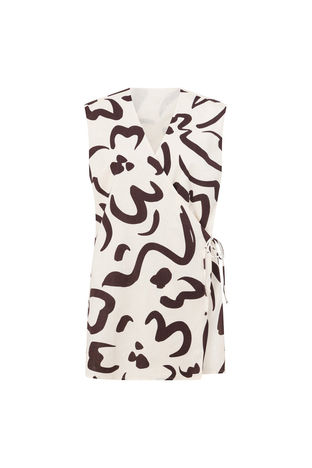 Amaya Dress - Fleur Lines