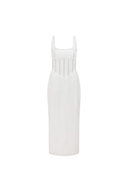 Ricardo Midi Dress - White