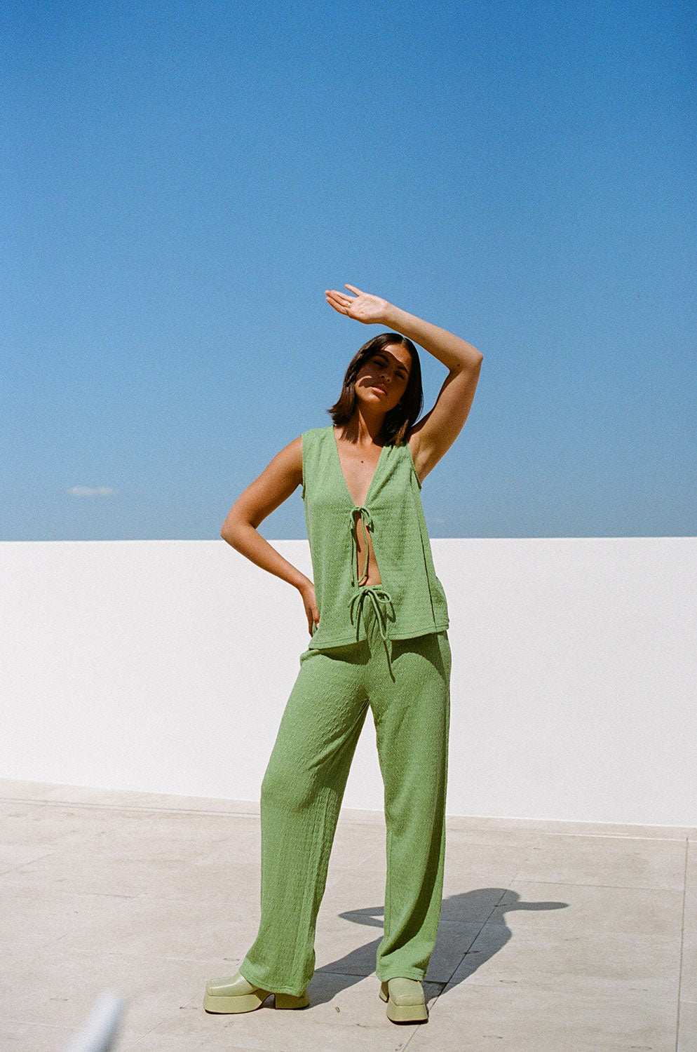 SAMPLE-Marina Pants - Green
