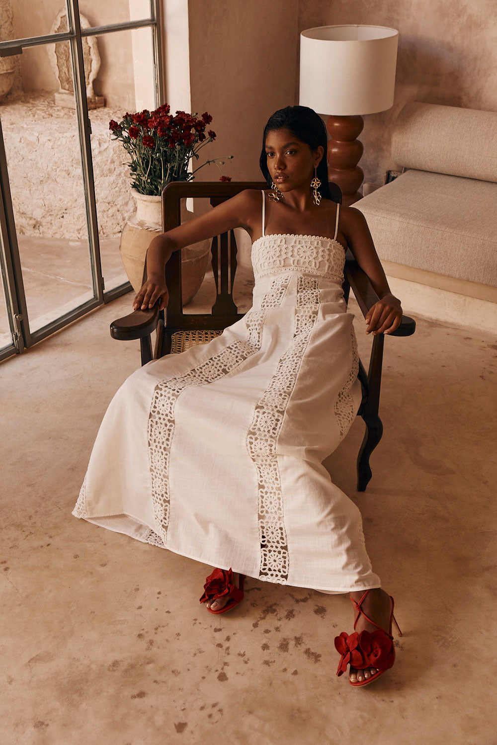 Bianca Maxi Dress - White – SABO
