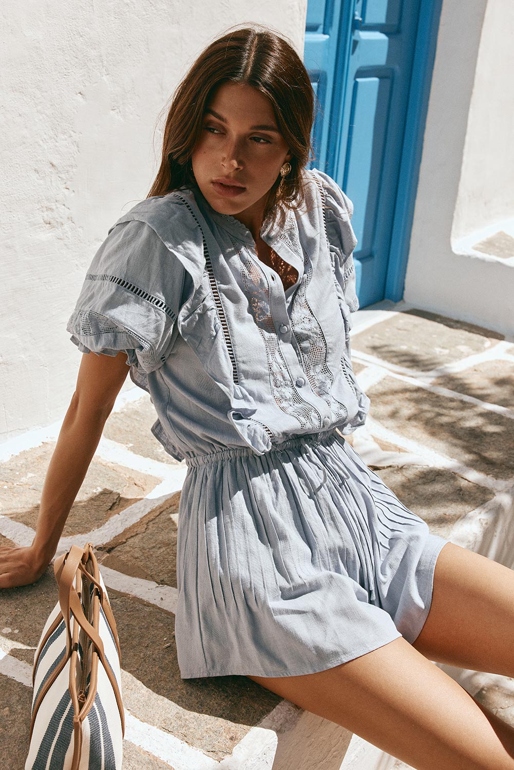 Luma Playsuit - Blue
