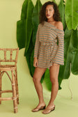 Cabana Dress - Geo Stripe