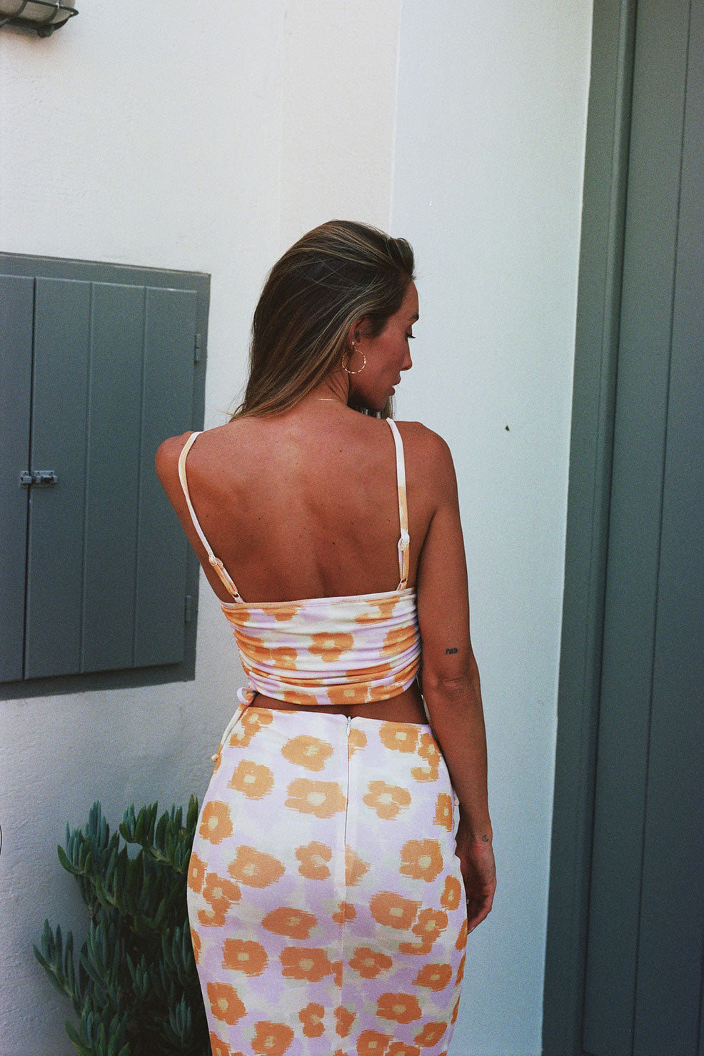 SAMPLE-Celina Top - Smudge Floral