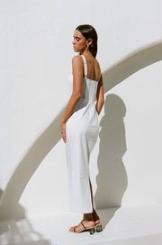 Ricardo Midi Dress - White