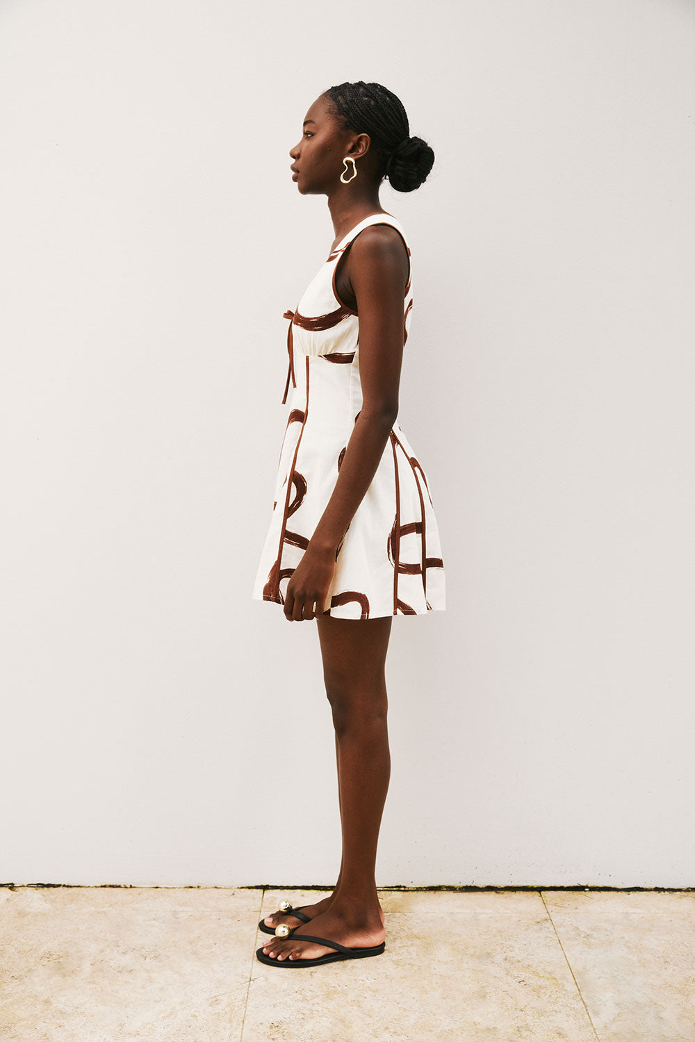 Alfresco Dress - Marbled Mocha