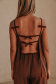 Kinsley Jumpsuit - Chocolate