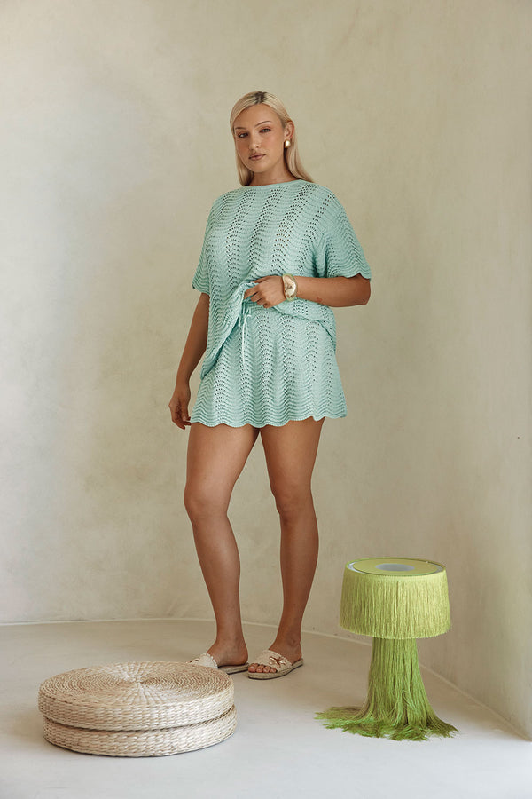 Leah Top - Mint