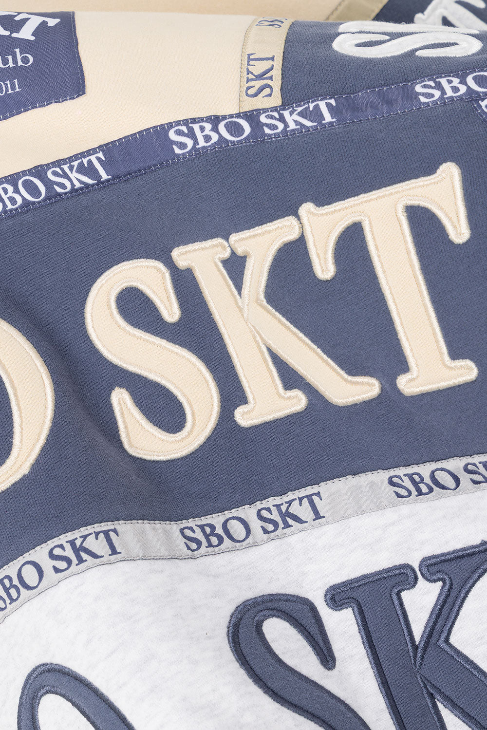 Stockholm Oversized Vintage Sweater - Fleece Blue, Cream, Grey – SABO