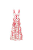 SAMPLE-Eliska Dress - Shoreline Red
