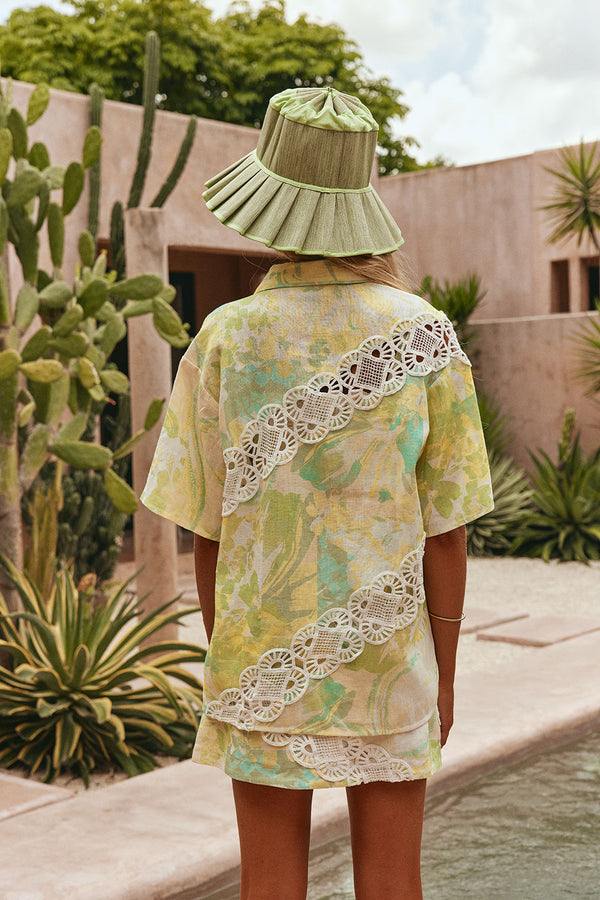 SAMPLE-Aquila Top - Fiore Festivo