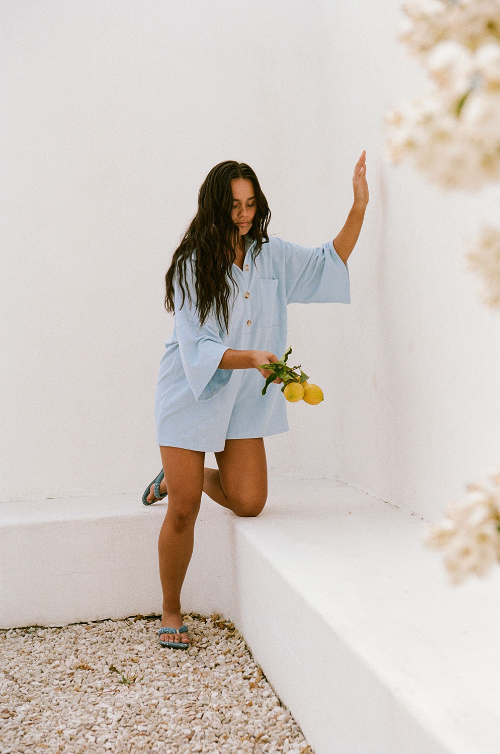 Milena Playsuit - Blue – SABO