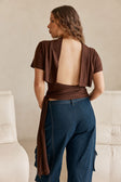 Locket Top - Chocolate