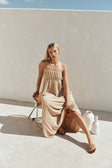 SAMPLE-Ada Dress - Tan