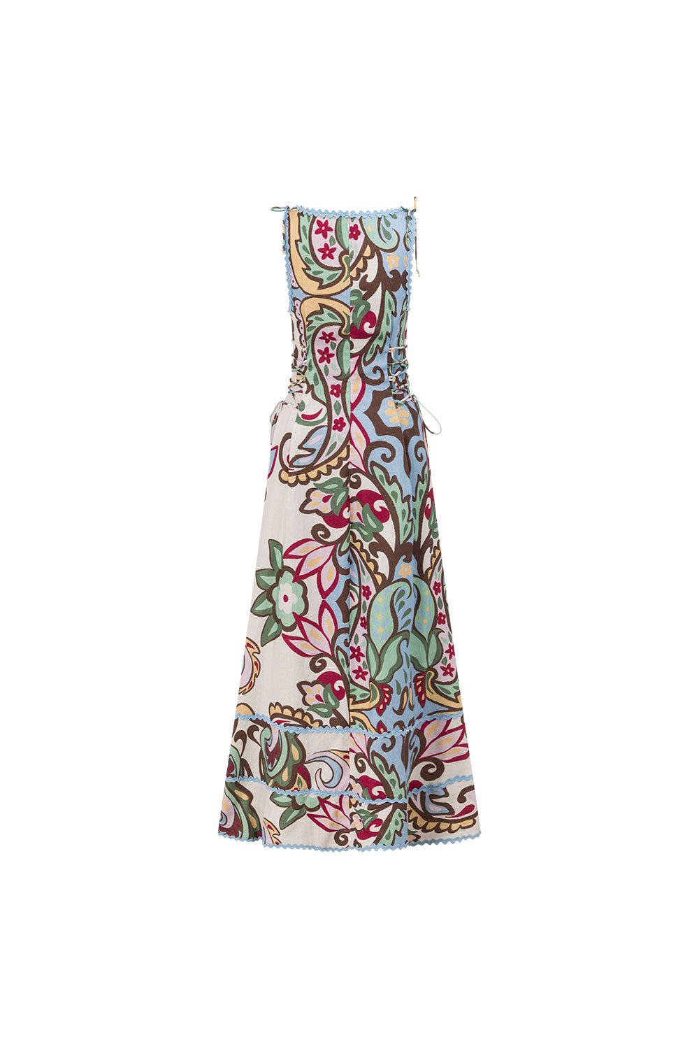 Blue Floral Paradesios Print – SABO
