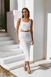 SAMPLE-Jhoselle Midi Skirt