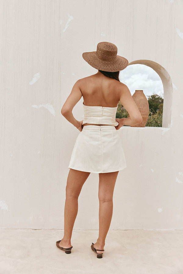 Zhara Skirt - Cream