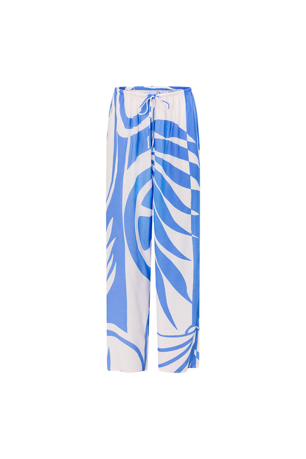 Alma Pants - Palm Blue