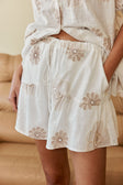 Camela Shorts - Broderie Motif