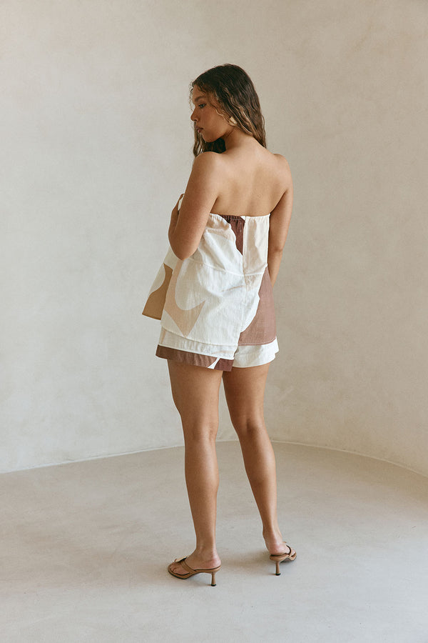 Ria Playsuit - Sable Floral