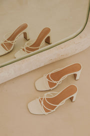 Rosaria Heels - White