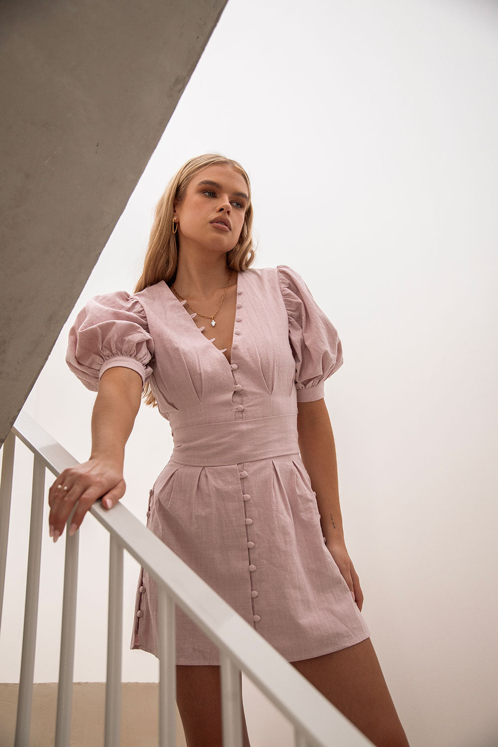 Kori Mini Dress - Lilac – SABO