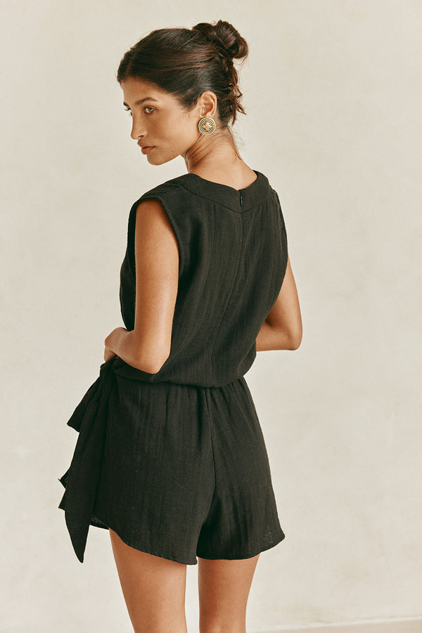 Sandy Playsuit - Black