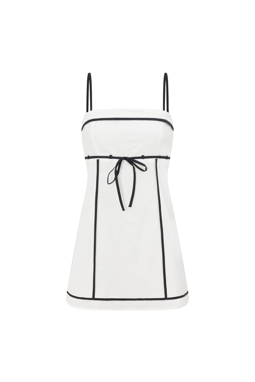 White Removable Strap A Line Mini Palais Dress XXL | by SABO White Removable Strap A Line Mini Palais Dress XXL | by SABO