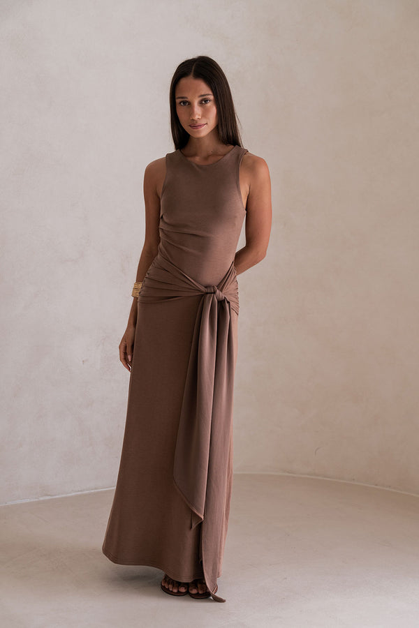 Soleia Dress - Chocolate
